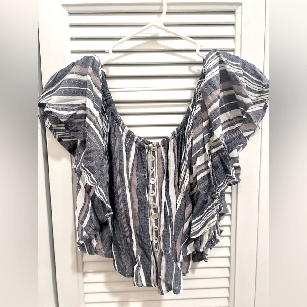 Blue stripped shirt